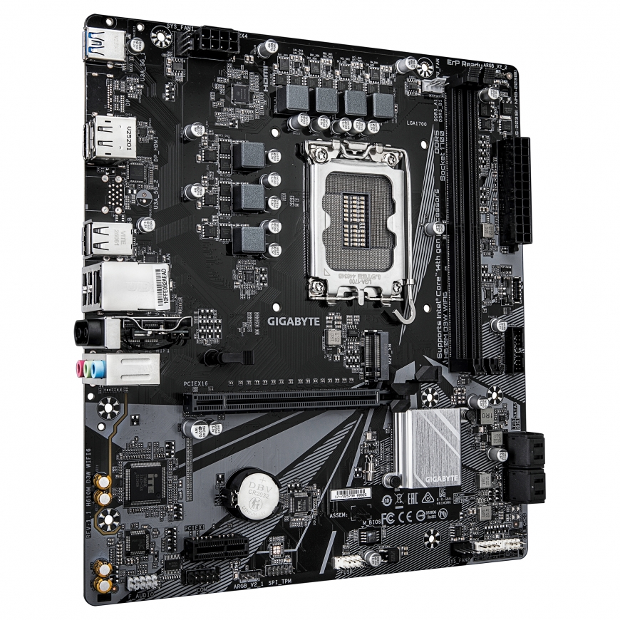 GIGABYTE H610M D3W WIFI6 Intel H610 LGA 1700 Микро ATX – 3