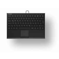 KeySonic KSK-5211ELU (DE) tastatūra Mājas USB QWERTZ Vācu Melns