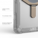 Urban Armor Gear 114528114G36 mobile phone case 17.5 cm (6.9") Cover Titanium, Transparent