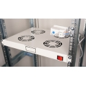 Equip Cooling Fans 19', 1U, 4FANS, RAL7035 Grey Equip Cooling Fans 19', 1U, 4FANS, RAL7035 Grey