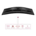 AOC E4 CU34E4CV kompiuterio monitorius 86,4 cm (34") 3440 x 1440 pikseliai UltraWide Quad HD LCD Juo