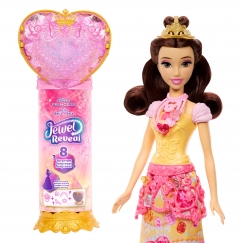 Disney Princess Jewel Reveal Belle -nukke ja 8 yllätystä, kuten jalokivirasia ja tarvikkeita