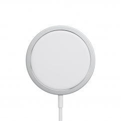 Apple MagSafe Наушники, Смартфон Серебристый, Белый Беспроводная зарядка Для помещений