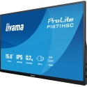 iiyama ProLite P1671HSC-B1 PC lamekuvar 39,6 cm (15.6") 1920 x 1080 pikslit Full HD LED Must iiyama ProLite P1671HSC-B1 PC lamekuvar 39,6 cm (15.6") 1920 x 1080 pikslit Full HD LED Must
