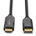 Lindy 40930 video kabeļu aksesuārs 1 m DisplayPort HDMI