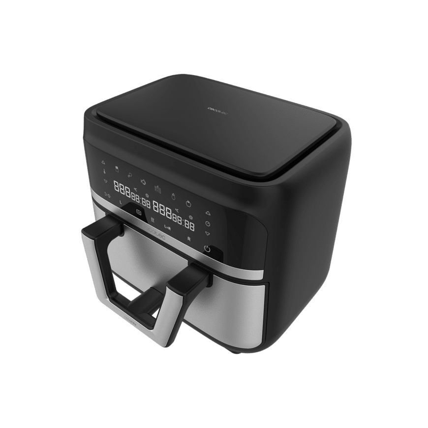 Cecotec Cecofry Dual 9000 Single 9 L Stand-alone 2850 W Hot air fryer Black, Stainless steel – 3