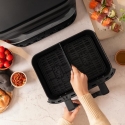 Cecotec Cecofry Dual 9000 Single 9 L Stand-alone 2850 W Hot air fryer Black, Stainless steel Cecotec Cecofry Dual 9000 Single 9 L Stand-alone 2850 W Hot air fryer Black, Stainless steel