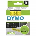 DYMO D1 - vakiopolyesteritarrat - Musta keltaisella -12mm x 7m DYMO D1 - vakiopolyesteritarrat - Musta keltaisella -12mm x 7m