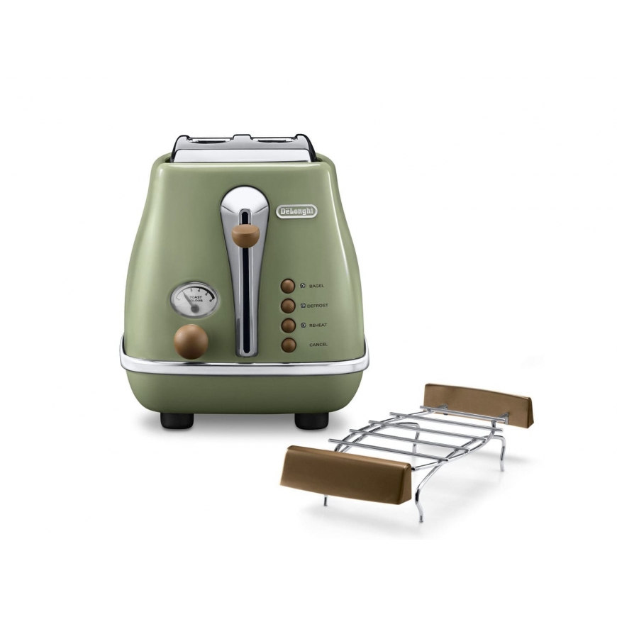 De’Longhi 2103.GR 2 šķēle (-s) 900 W Zaļš – 2