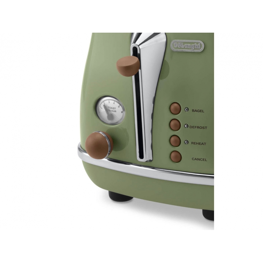 De’Longhi 2103.GR 2 šķēle (-s) 900 W Zaļš – 5
