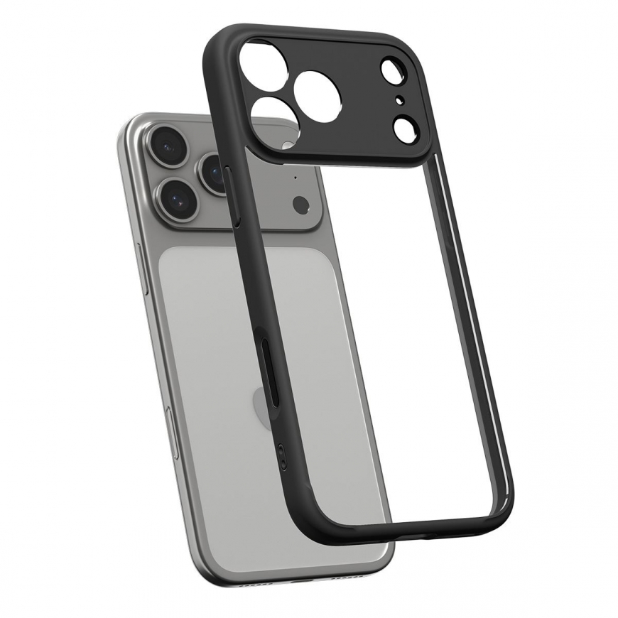 Spigen Ultra Hybrid iPhone 17 Pro Case Matte Black – 5
