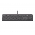 Logitech Signature Slim Wired K620 For Business näppäimistö Universaali USB QWERTZ Saksa Grafiitti Logitech Signature Slim Wired K620 For Business näppäimistö Universaali USB QWERTZ Saksa Grafiitti