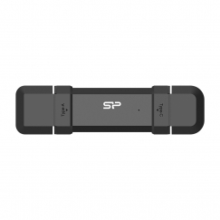 Silicon Power DS72 USB zibatmiņa 500 GB USB Type-A / USB Type-C 3.2 Gen 2 (3.1 Gen 2) Melns