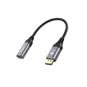 Equip 133446 vaizdo kabelio adapteris 0,15 m DisplayPort HDMI Juoda, Pilka Equip 133446 vaizdo kabelio adapteris 0,15 m DisplayPort HDMI Juoda, Pilka