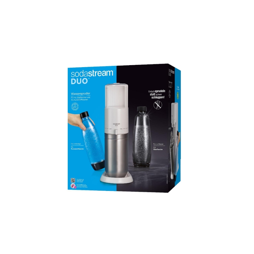 SodaStream DUO Nerūdijančiojo plieno, Balta