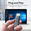 Vention HBOB0 kabelių lizdinio / kištukinio jungčių tipo keitiklis DisplayPort HDMI Juoda Vention HBOB0 kabelių lizdinio / kištukinio jungčių tipo keitiklis DisplayPort HDMI Juoda