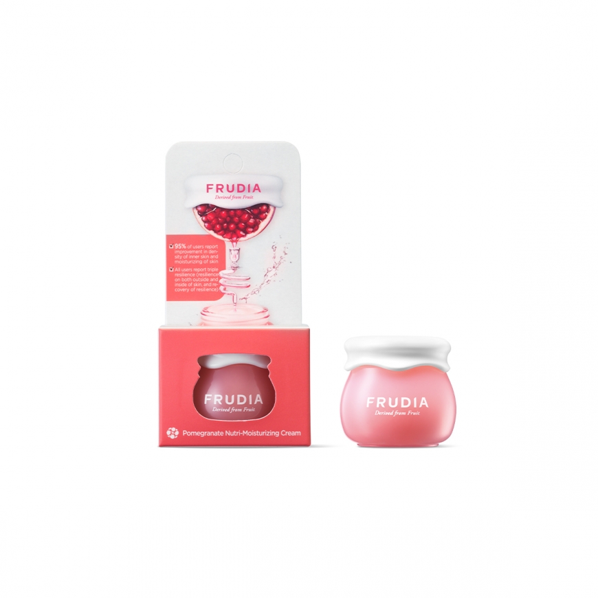FRUDIA Pomegranate Nutri-Moisturizing Cream – Mini Dieninis ir naktinis kremas 10 ml