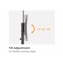 Equip 650636 крепление для телевизора 177,8 cm (70") Черный