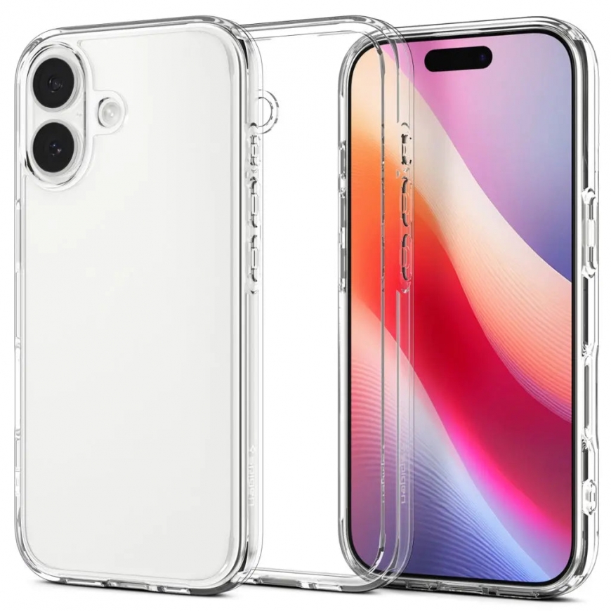 Spigen iPhone 17 Case Ultra Hybrid mobiliojo telefono dėklas 16 cm (6.3") Permatomas