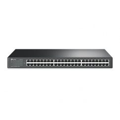 TP-Link TL-SF1048 Hallitsematon Fast Ethernet (10/100) 1U Musta