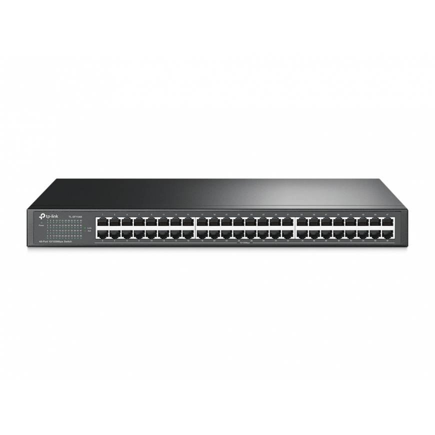 TP-Link TL-SF1048 Mittejuhitav Fast Ethernet (10/100) 1U Must