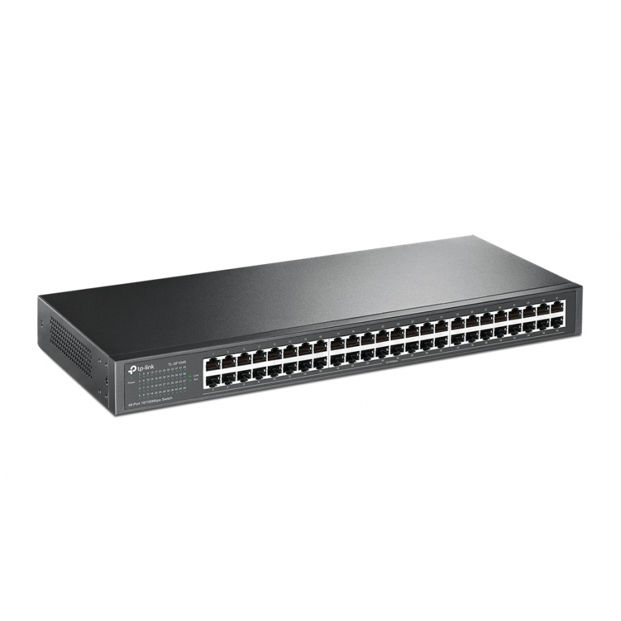 TP-Link TL-SF1048 Mittejuhitav Fast Ethernet (10/100) 1U Must – 2