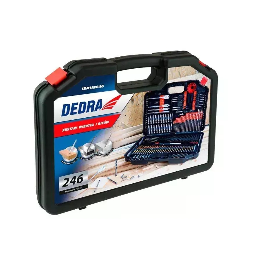 DEDRA 18A11S246 сверло 246 шт – 3