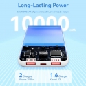 Vention FHKB0 ārējais akumulators 10000 mAh Melns Vention FHKB0 ārējais akumulators 10000 mAh Melns
