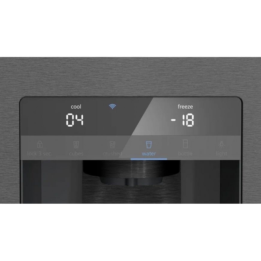 Siemens KF96DPXEA side by side ledusskapis Brīvi novietots 574 L Pelēks – 4