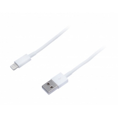 Connect IT CI-559 Lightning-kaapeli 2 m Valkoinen