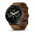 Garmin Venu 4 3,56 cm (1.4") AMOLED 45 mm Digitāls 454 x 454 pikseļi Skārienjūtīgais ekrāns Melns Wi