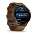 Garmin Venu 4 3,56 cm (1.4") AMOLED 45 mm Digitaalne 454 x 454 pikslit Puutetundlik ekraan Must WiFi