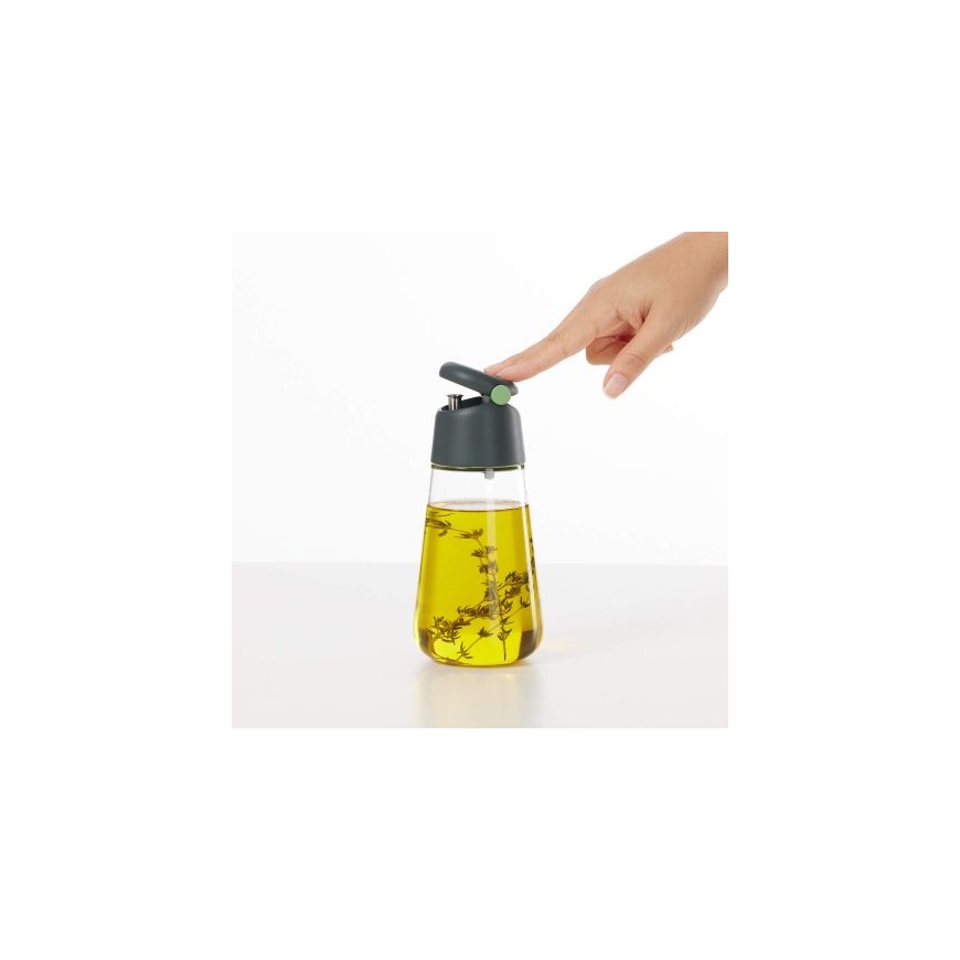 Lékué 883248 eļļas/etiķa kanniņa 0,4 L Pudele Akrilonitrilbutadiēnstirēnterpolimēra (ABS) Pelēks, Ca – 2