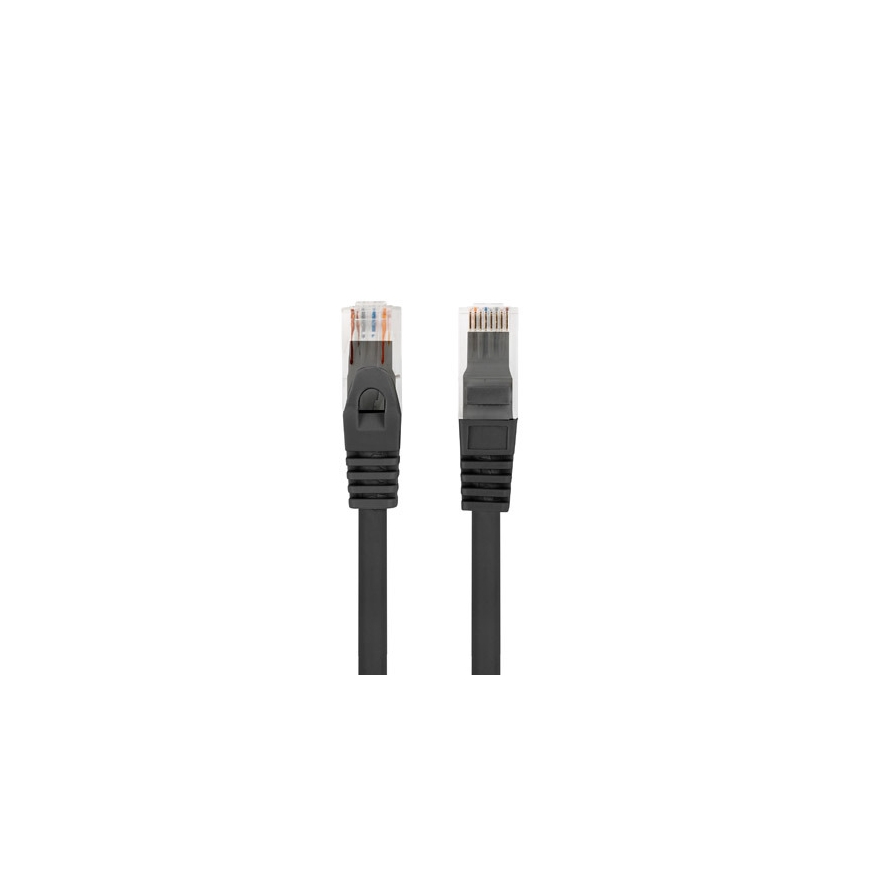 Lanberg PCU6-10CU-1000-BK tīkla kabelis Melns 10 m Cat6 U/UTP (UTP)