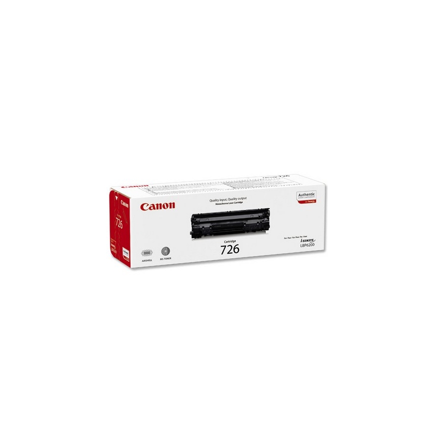 Canon CRG-726 тонерный картридж 1 шт Подлинный Черный
