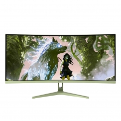 Arozzi Nova 34″ Curved kompiuterio monitorius 86,4 cm (34") 3440 x 1440 pikseliai 4K Ultra HD LED Žalia