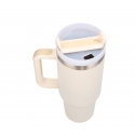 Extralink BLACK FOREST KUBEK TERMICZNY ZE SLOMKA TERMOS Z UCHWYTEM 1200ML BEZOWY Extralink BLACK FOREST KUBEK TERMICZNY ZE SLOMKA TERMOS Z UCHWYTEM 1200ML BEZOWY