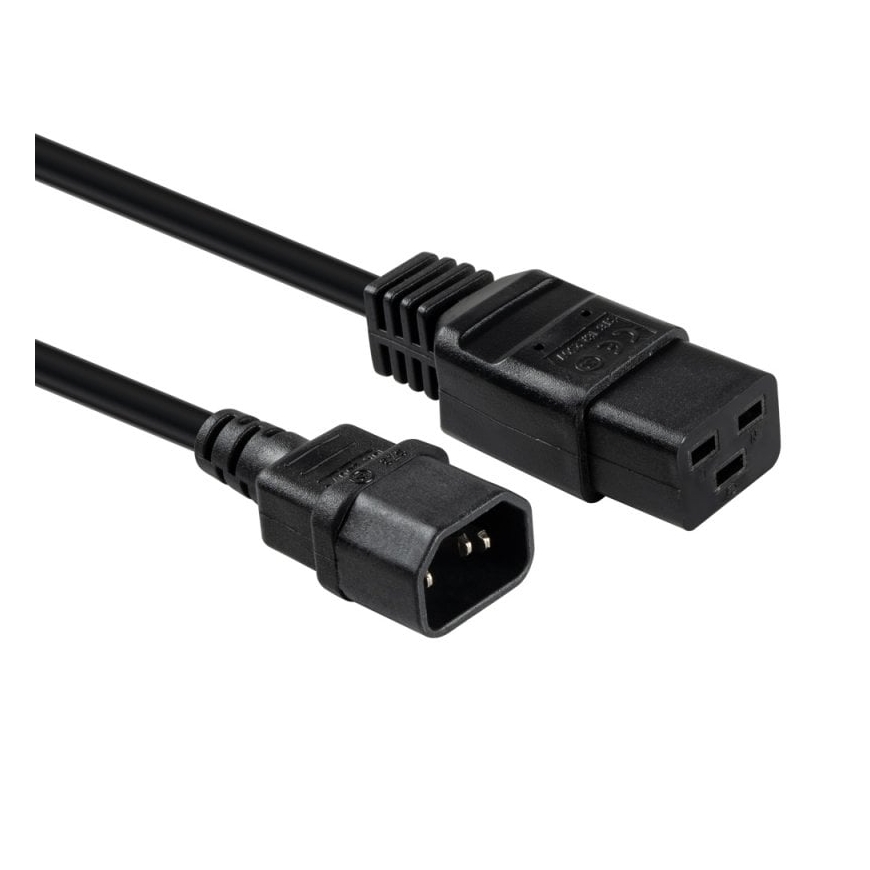 Lindy 30490 maitinimo kabelis Juoda 1 m IEC C14 IEC C19 – 4