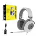 Corsair HS65 SURROUND Kuulokkeet Langallinen Kannettava Pelaaminen Valkoinen Corsair HS65 SURROUND Kuulokkeet Langallinen Kannettava Pelaaminen Valkoinen