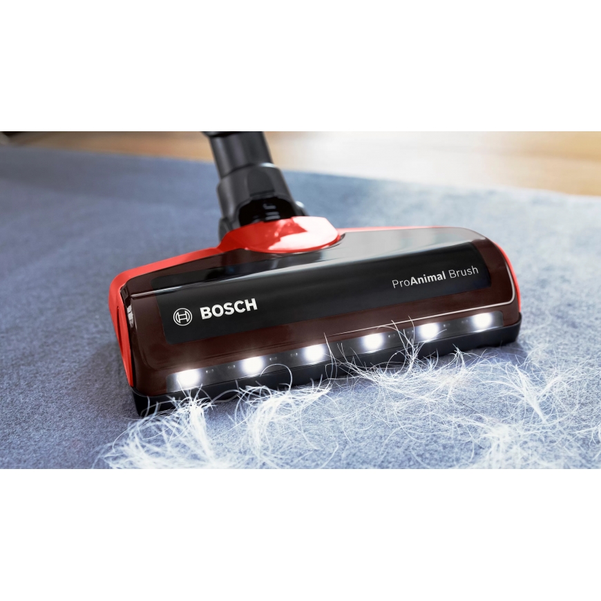 Bosch BCS711PET электровеник Вертикальный пылесос Аккумулятор Cухой Без мешка 0,3 L Черный, Красный – 3
