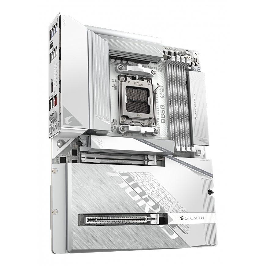 GIGABYTE B850 AORUS STEALTH ICE AMD B850 AM5 pieslēgvieta ATX – 4
