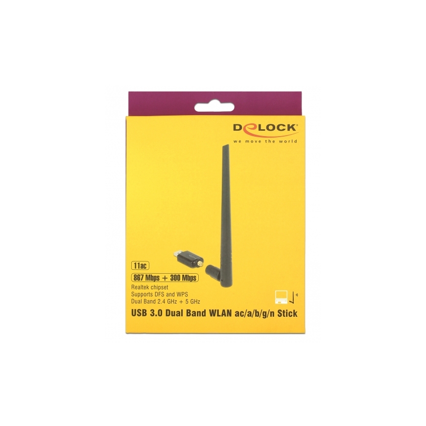 DeLOCK 12535 verkkokortti Langaton RF – 3