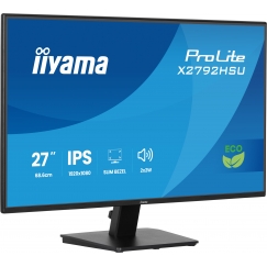 iiyama ProLite X2792HSU-B1 monitori 68,6 cm (27") 1920 x 1080 pikseļi Full HD LED Melns