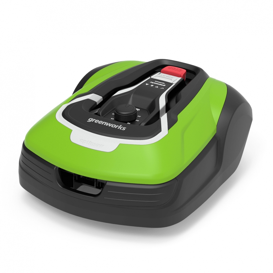 Greenworks 2509307 muruniiduk Robotniiduk Patarei Must, Roheline
