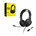 Corsair HS35 SURROUND v2 Гарнитура Проводная Оголовье Игровой Черный
