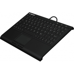 KeySonic KSK-3211ELU (DE) keyboard Home USB QWERTZ German Black