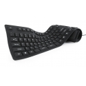 Gembird KB-109F-B клавиатура USB + PS/2 QWERTY Черный Gembird KB-109F-B клавиатура USB + PS/2 QWERTY Черный