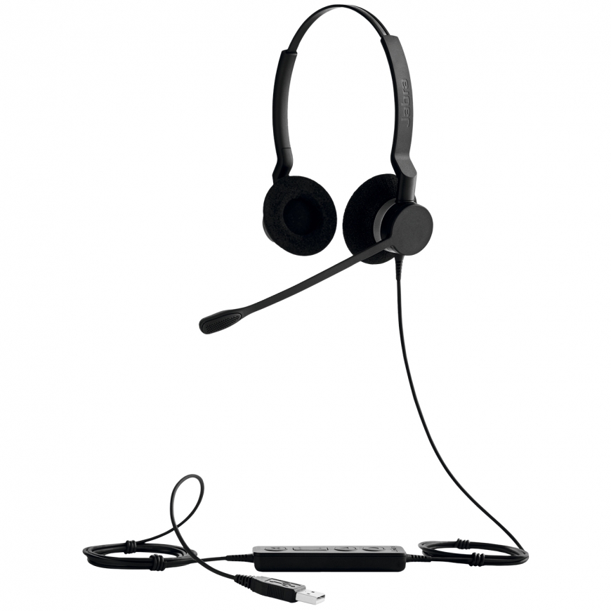 Jabra Biz 2300 Гарнитура Проводная Оголовье Офис/колл-центр USB тип-A Черный – 4
