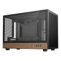 DeepCool CH260 WOOD Micro Tower Black, Wood