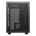 DeepCool CH260 WOOD Micro Tower Must, Puit